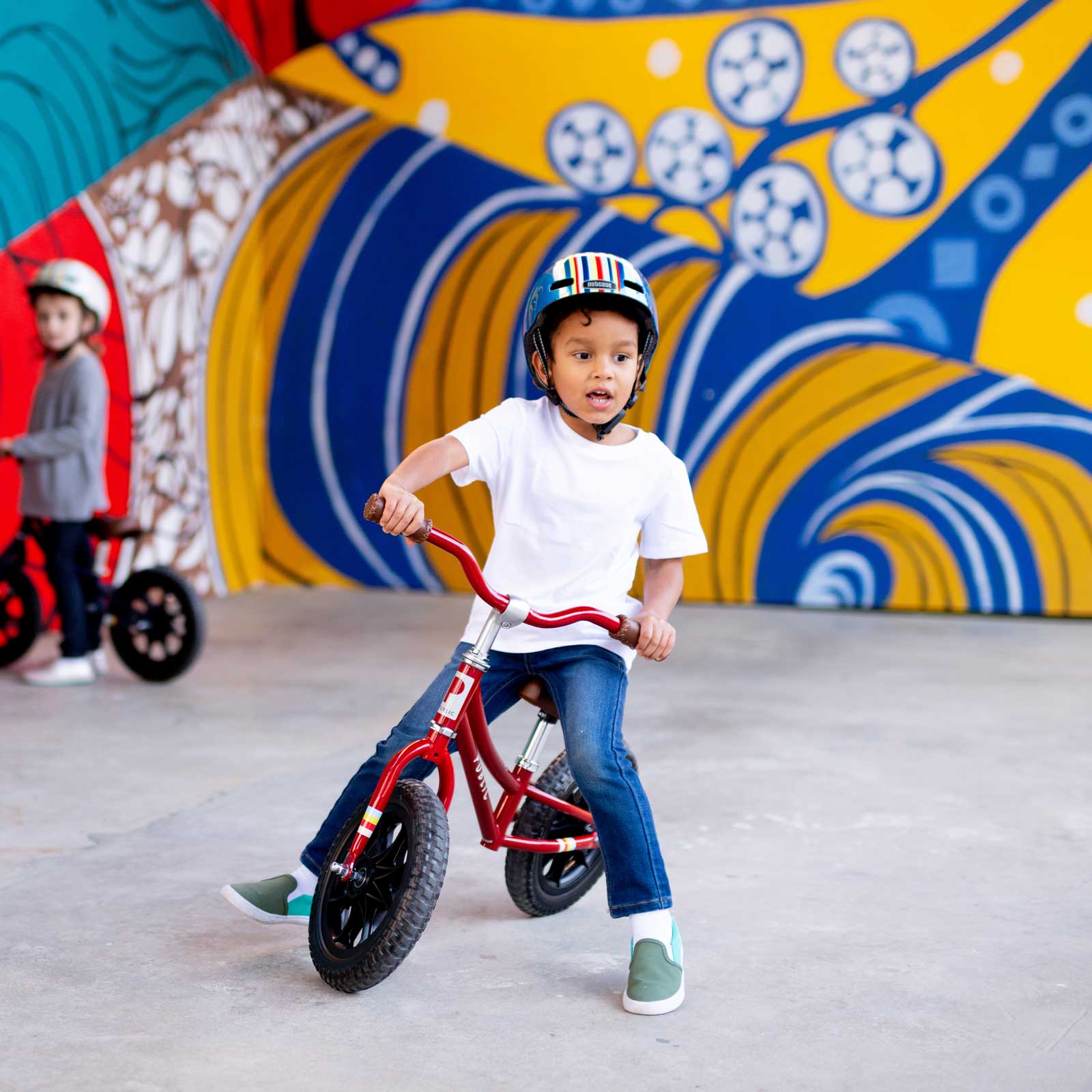 Public balance shop bike