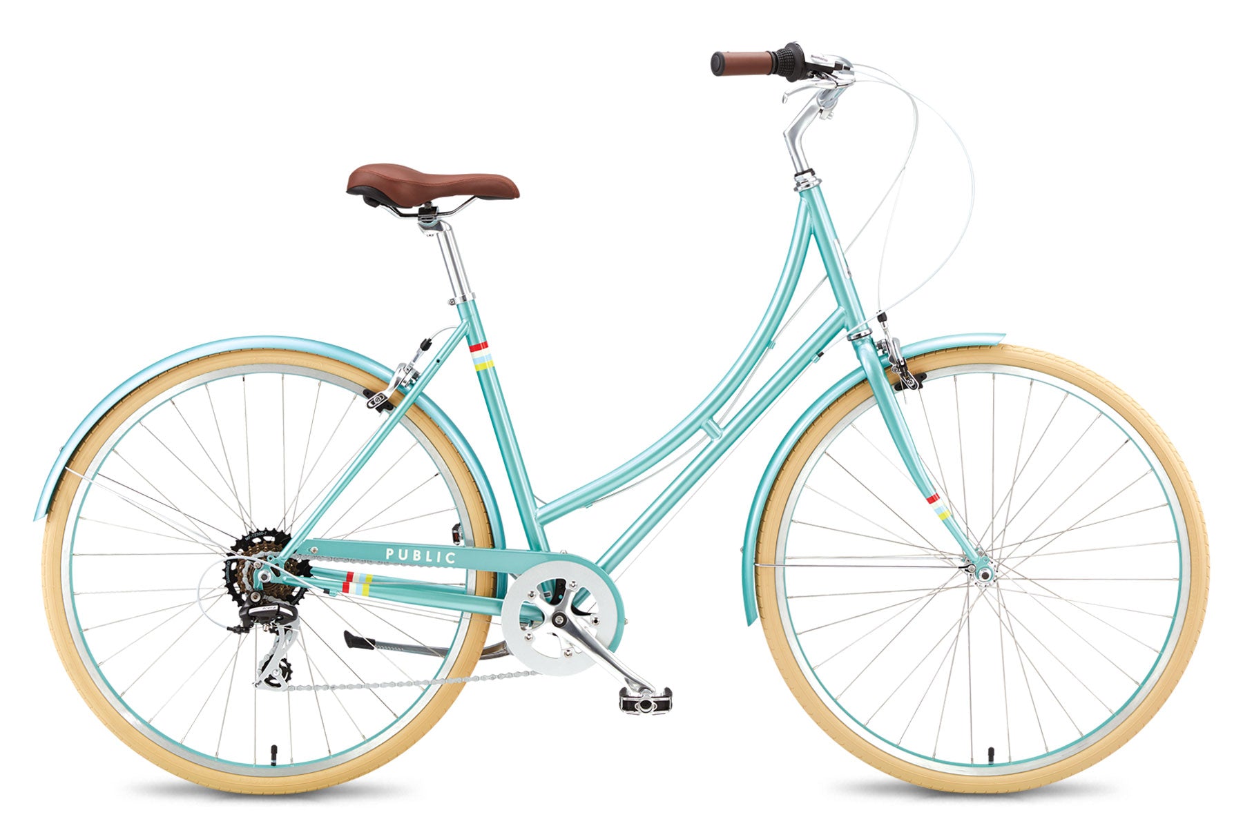 Mint green cheap dutch bike