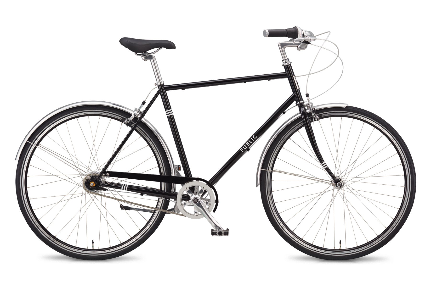 urban bike black PUBLIC V7i