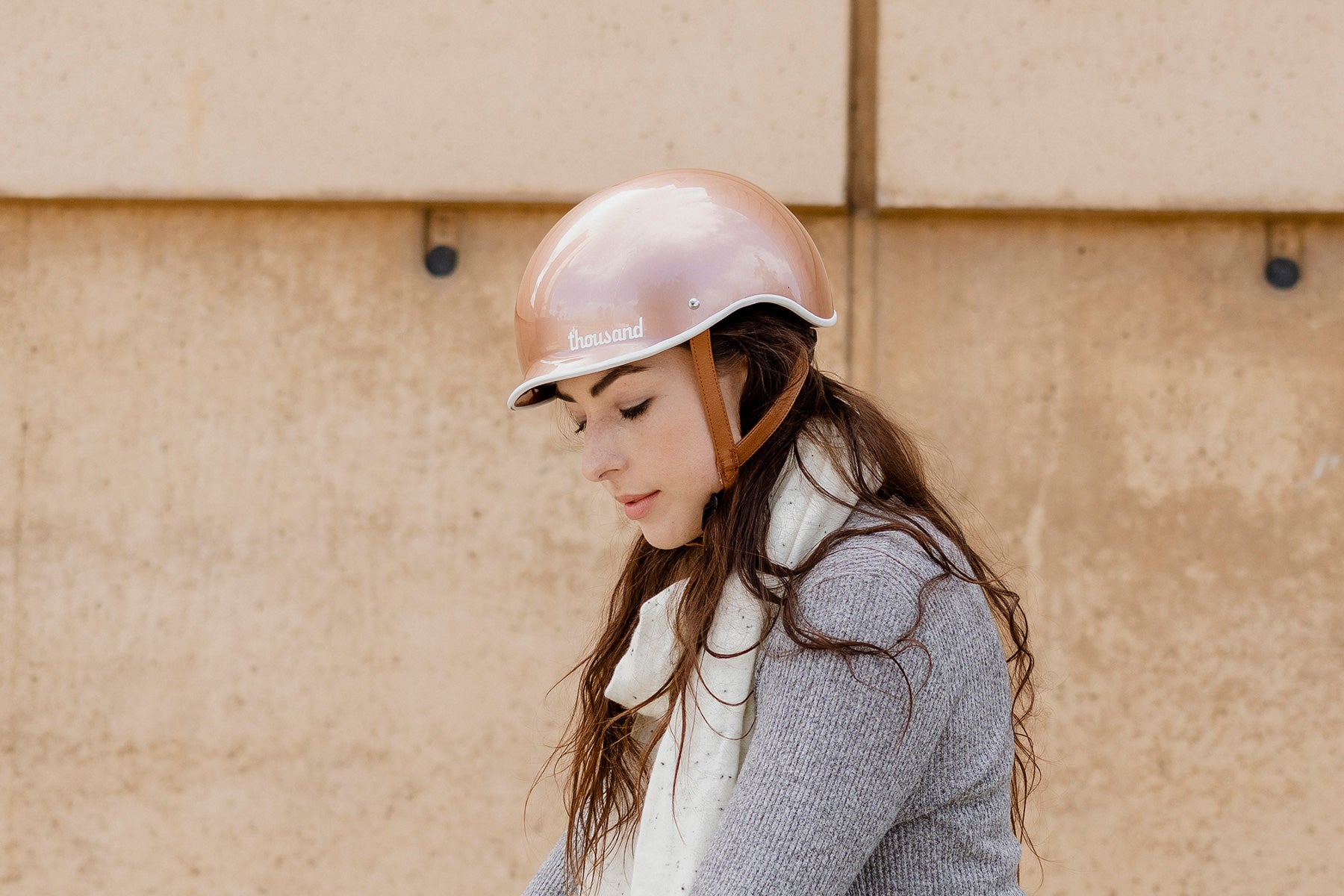 Rose gold bike clearance helmet